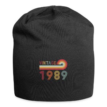 Drôle de millésime né en 1989 anniversaire - Bonnet en jersey - noir - Devant