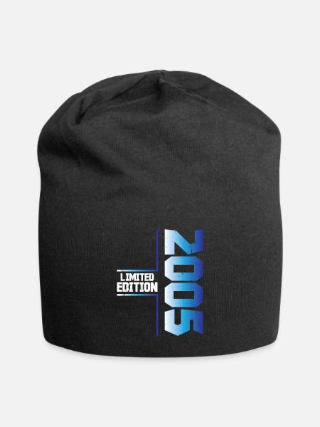 18. Geburtstag Junge Mädchen, 2005, 18 - Jersey-Beanie - Schwarz