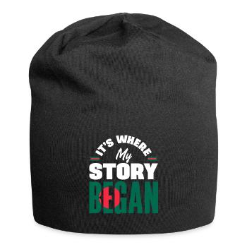Bangladeshi Bangladesh Bangladeshi Flag Quote - Jersey Beanie - black - Front