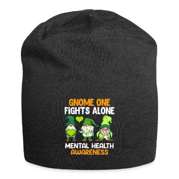 Santé mentale geistige Gesundheit Awareness - Bonnet en jersey - charbon - Devant