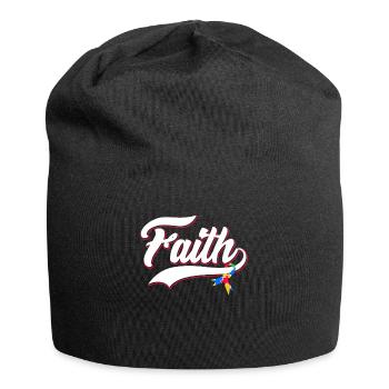 Autism Faith Consciousness Autistic - Jersey Beanie - black - Front