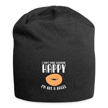 Bagels Funny Bagel Lover Baking - Jersey Beanie - black - Front