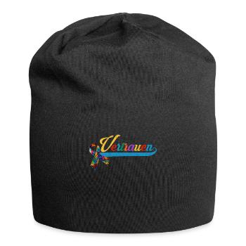 Autistische Kinder Vertrauen und Gerechtigkeit - Jersey-Beanie - Schwarz - Vorne