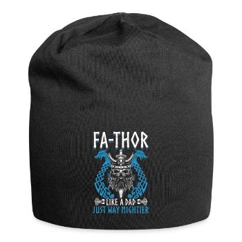 Vathor pour hommes - Fête des pères Cadeau de la fête des pères Viking - Bonnet en jersey - noir - Devant