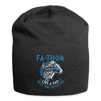 Vathor pour hommes - Fête des pères Cadeau de la fête des pères Viking - Bonnet en jersey - noir - Devant