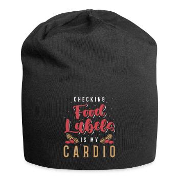 Alles Ist Besser Ohne Erdnüsse Erdnuss-allergiker - Jersey-Beanie - Schwarz - Vorne