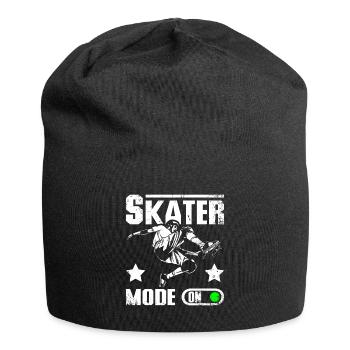 Skater mode on - Jersey-Beanie - Schwarz - Vorne