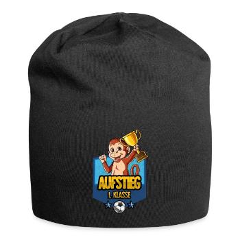 Aufstieg 1. Klasse Einschulung - Jersey-Beanie - Schwarz - Vorne