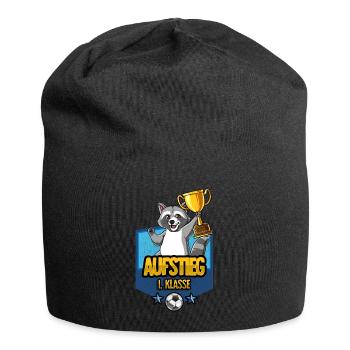 Aufstieg 1. Klasse Einschulung - Jersey-Beanie - Schwarz - Vorne