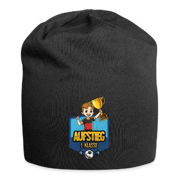 Aufstieg 1. Klasse Einschulung - Jersey-Beanie - Schwarz - Vorne