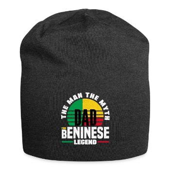 Béninois Bénin Drapeau Béninois Citation - Bonnet en jersey - charbon - Devant