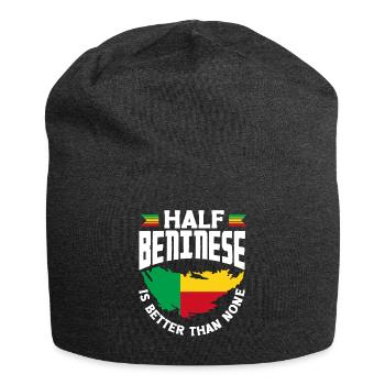 Béninois Bénin Drapeau Béninois Citation - Bonnet en jersey - charbon - Devant