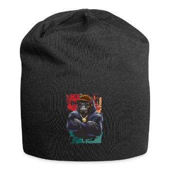 Monkey Make a statement with our - Jersey Beanie - black - Front