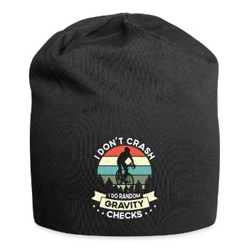 Bicycle I Don't Crash I Do Retro Bicycling Cyclist - Jersey Beanie - black - Front