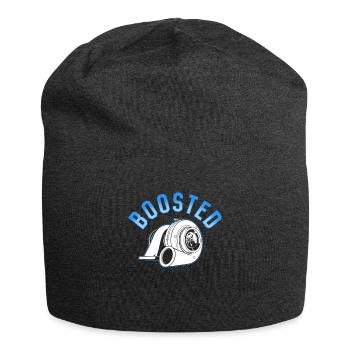 Turbolader Boosted - Turbo & Tuning - Jersey-Beanie - Anthrazit - Vorne