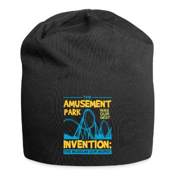 THE AMUSEMENT PARK INVENTION THE MUSEUM OUR WORST - Jersey Beanie - black - Front