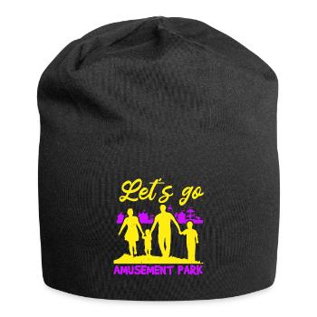 LET'S GO AMUSEMENT PARK - Jersey Beanie - black - Front