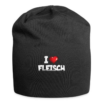 Grillen und Camper Geschenkidee - Jersey-Beanie - Schwarz - Vorne