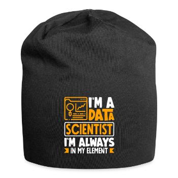 I'm Data Scientist I'm Always In My Element - Jersey-Beanie - Schwarz - Vorne
