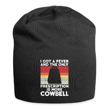 Cowbell More Cowbell-Vintager - Jersey Beanie - black - Front