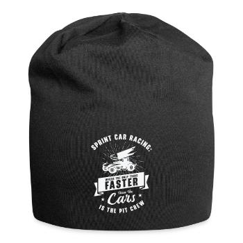 Sprint Car Dirt Track Racing - Jersey-Beanie - Schwarz - Vorne