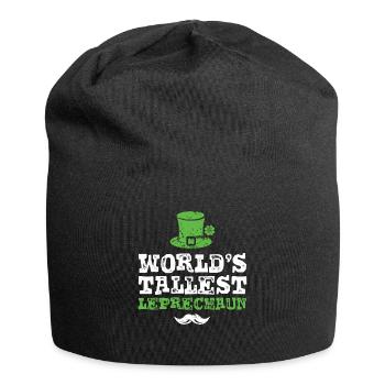 Tallest Leprechaun St Patricks Day - Jersey-Beanie - Schwarz - Vorne