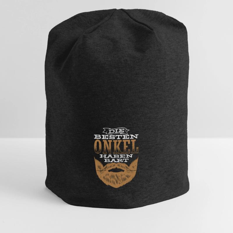 Bester Onkel Bart Bart Patenonkel Geschenk Bartträ Jersey-Beanie