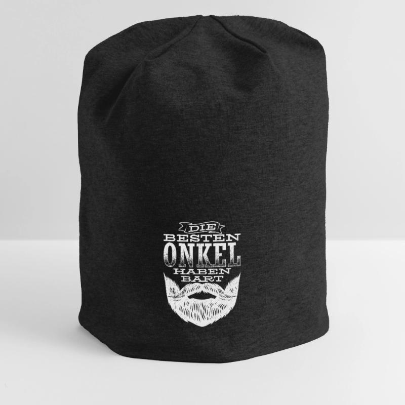Bester Onkel Bart Bart Patenonkel Geschenk Bartträ Jersey-Beanie