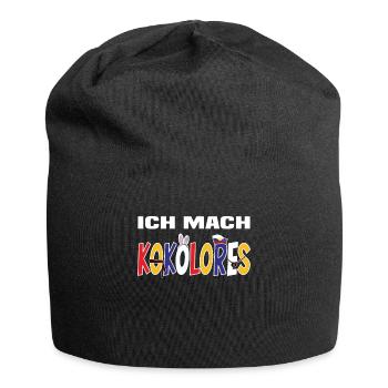 Karneval Ich mach Kokolores - Jersey-Beanie - Schwarz - Vorne