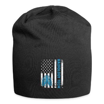 Rad Tech Radiologie Hommes Femmes Radiographe - Bonnet en jersey - noir - Devant