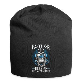 Herren Vathor - Vatertag Vatertagsgeschenk Viking - Jersey-Beanie - Schwarz - Vorne