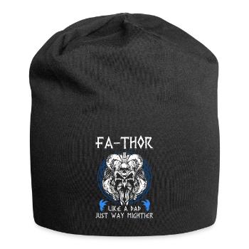 Vathor pour hommes - Fête des pères Cadeau de la fête des pères Viking - Bonnet en jersey - noir - Devant