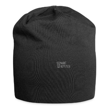 Marktfrühstück Weinfest Schobbe - Jersey-Beanie - Schwarz - Vorne