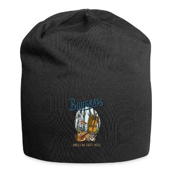 Witziges Bluegrass-Musiker-Design für - Jersey-Beanie - Schwarz - Vorne