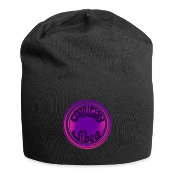 Saturday Vibes - Weekend - Party - Jersey Beanie - black - Front