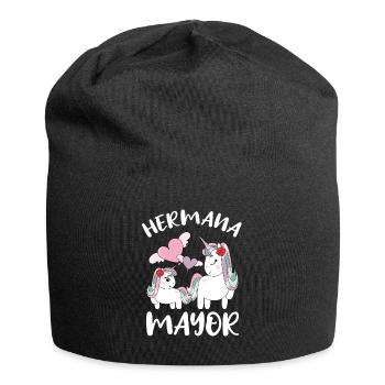 Niñas Dulce Unicornio Chica Futura Hermana Mayor - Bonnet en jersey - noir - Devant