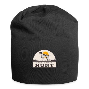 Jagdhund Gute Jagd Vintage Jäger - Jersey-Beanie - Schwarz - Vorne