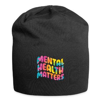 Mentale Health Matters Awareness Mentale - Bonnet en jersey - noir - Devant