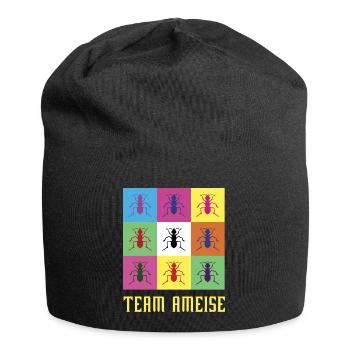 Team Ameise - Jersey-Beanie - Schwarz - Vorne
