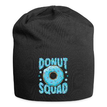 Blue Donut Squad Saupoudre Donut Lover Matching - Bonnet en jersey - noir - Devant