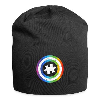 Autisme Diversité Conscience autistique - Bonnet en jersey - noir - Devant