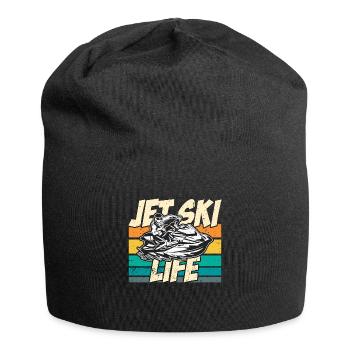 Jet Skiing Jet Ski Life Retro Watercraft Jet Skis - Jersey Beanie - black - Front