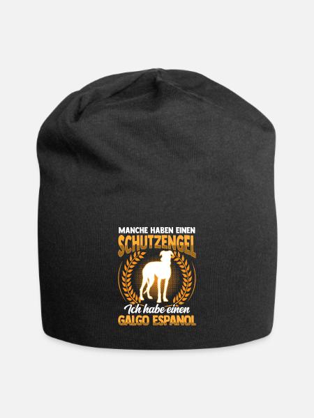 Galgo Espanol ist mein Schutzengel Galgo Espanol - Jersey-Beanie - Schwarz