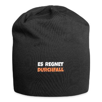 Es regnet Durchfall - Jersey-Beanie - Schwarz - Vorne