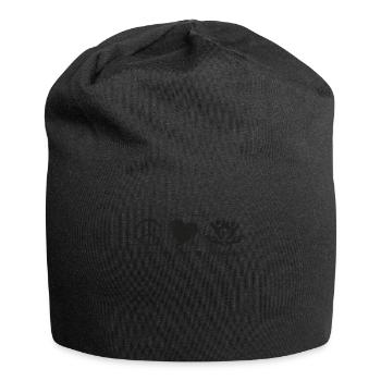 Peace Love Socialwork Social Worker - Jersey Beanie - black - Front