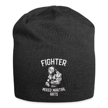 Kämpfer MMA Mann - Käfig Kämpfer Free Fighting - Jersey-Beanie - Anthrazit - Vorne