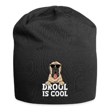 Mastiff Hund Old English Mastiff - Jersey-Beanie - Schwarz - Vorne