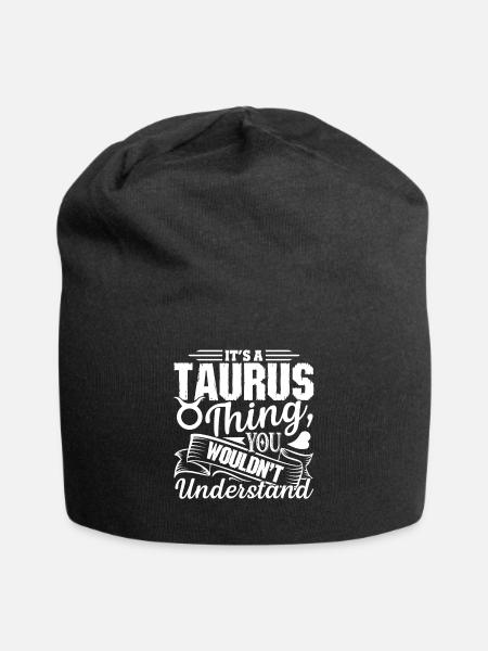 Taurus Its A Taurus Thing - Jersey Beanie - black