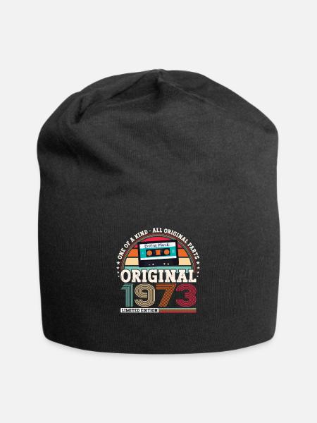 50. Geburtstag Mann März Jahrgang 1973 Kassette - Jersey-Beanie - Schwarz