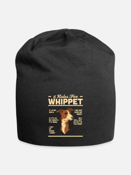 Whippet - Bonnet en jersey - noir